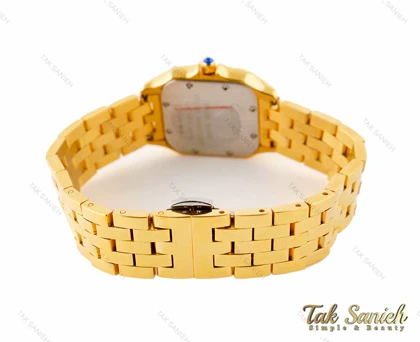 ساعت کارتیر پنتر زنانه طلایی مدیوم Cartier-3191-L