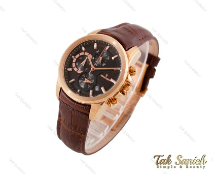 ساعت رومانسون سه موتوره بند چرم زنانه Romanson-3672-L