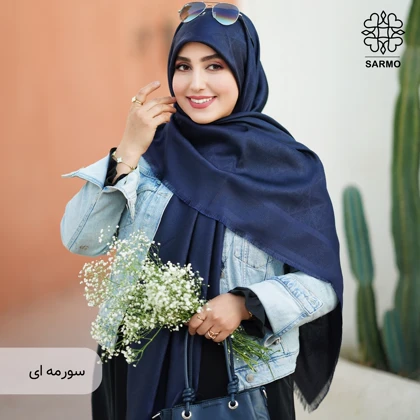 روسری ژاکارد رونا خطی