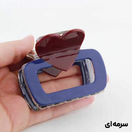 کلیپس دخترانه مدل قلبی طرح جین