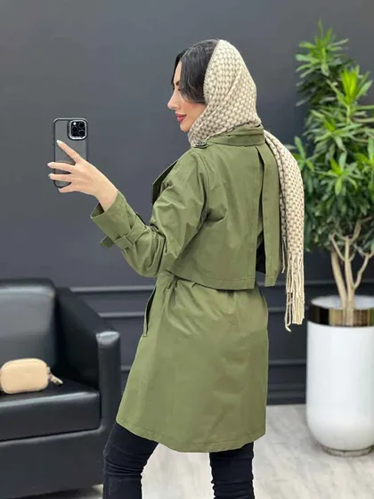 بارانی یقه دوبل