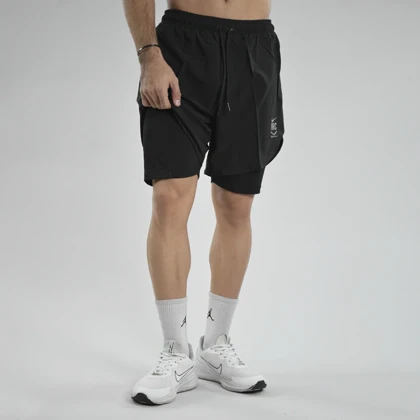 شلوارک کشاله دار ورزشی مردانه نایک مدل Dri Fit-4H0213 مشکی