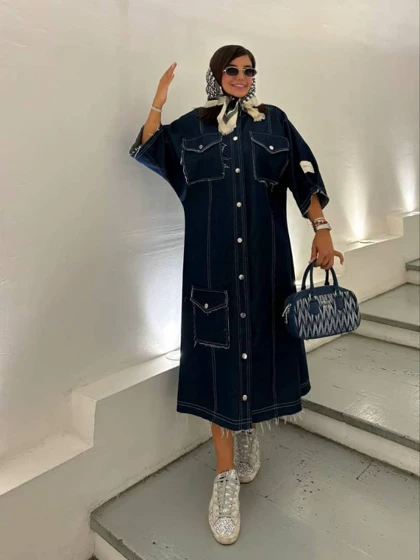 پیراهن جین پاییزه