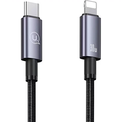 کابل تایپ سی به لایتنینگ یوسامز USAMS مدل US-SJ662 توان 30 وات 1.2 متر