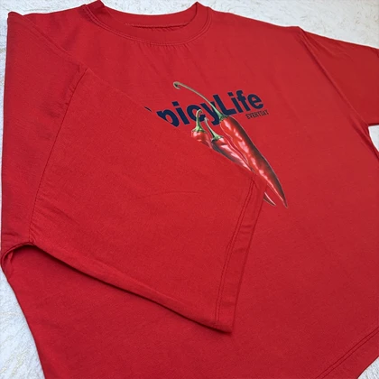 تیشرت باکسی لش فلفل
