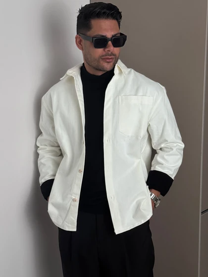 پیراهن کتان پاییزی