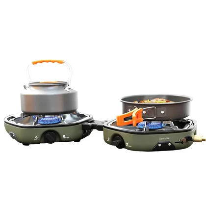 اجاق گاز کمپینگ تاشو دو شعله GREEN LION Twin Flame Foldable