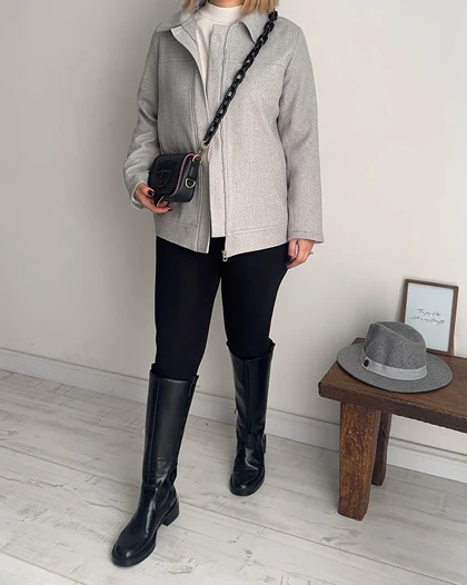 جکت فوتر Blanco (طوسی)