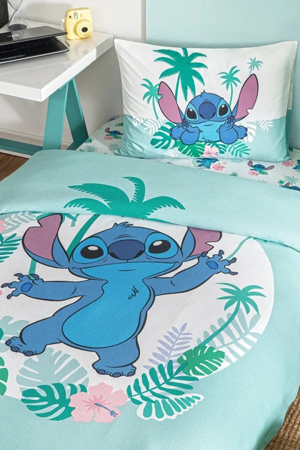روتختی پیکه یک نفره Özdilek مدل Stitch Summer پنبه - فیروزه‌ای