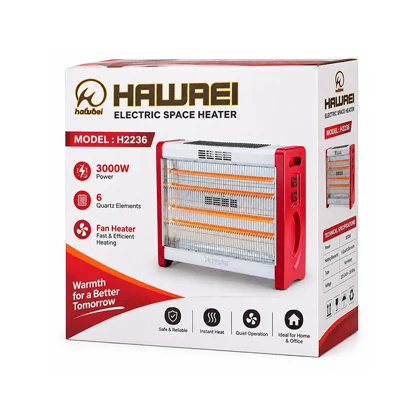 بخاری برقی فن‌دار هاوایی HAWAEI مدل H2236