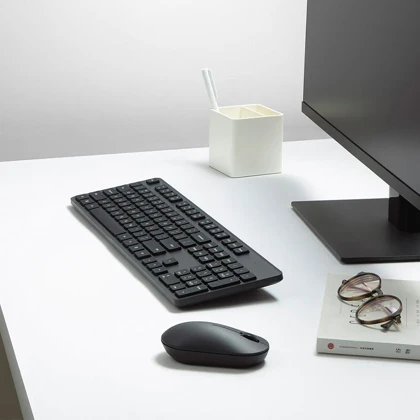 ست کیبورد و ماوس بی‌سیم شیائومی مدل Xiaomi Wireless Keyboard and Mouse Set 2 گلوبال