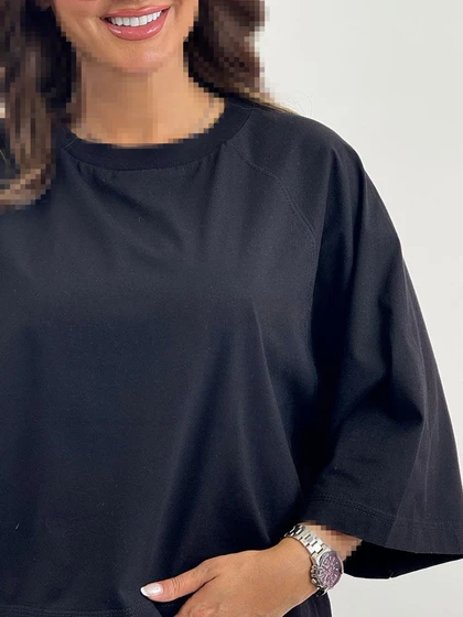 تیشرت آستین سه ربع 6533 zara