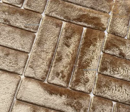 پادری مخمل طرح آجر 45*75 سانتی متر
