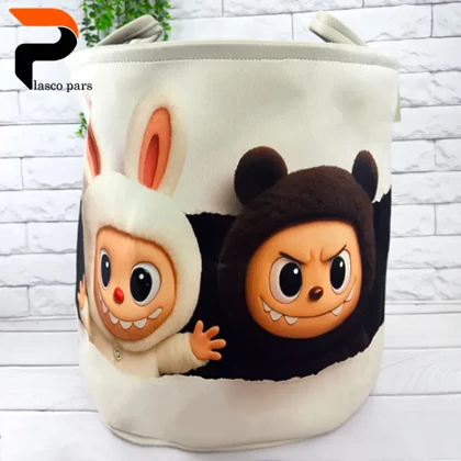 سبد لباس برزنتی چاپدار کودک ws