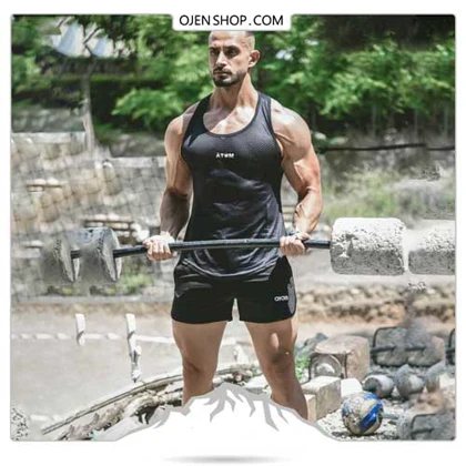 تاپ ورزشی مردانه سوزنی ATOM