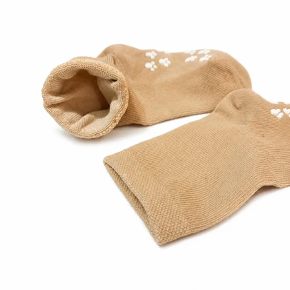 جوراب بچگانه استپ دار الیاف کتان میچکا جوراب ضد لغزش کودک کد 900