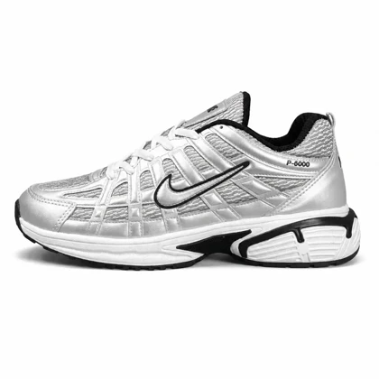 کتانی مردانه مدل رانینگ نایک P6000 نقره ای مشکیNIKE