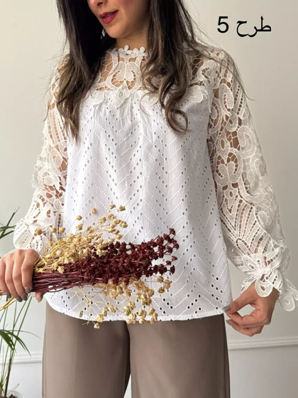 شومیز خامه دوزی گلسا