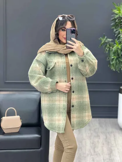 شکت چهارخونه تک جیب