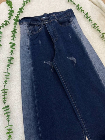 شلوار جین شافل بگ