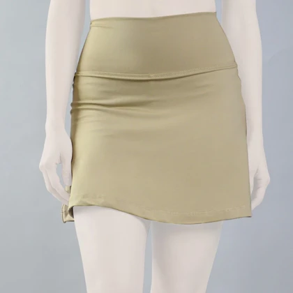 دامن کشاله دار تنیسی مدل SRN-6117 کرم