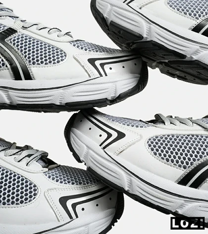 کفش کتانی بزرگ پا سفید مشکی ASICS GT 2130