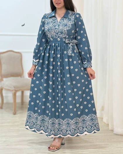 پیراهن بلند نغمه کد محصول 1648
