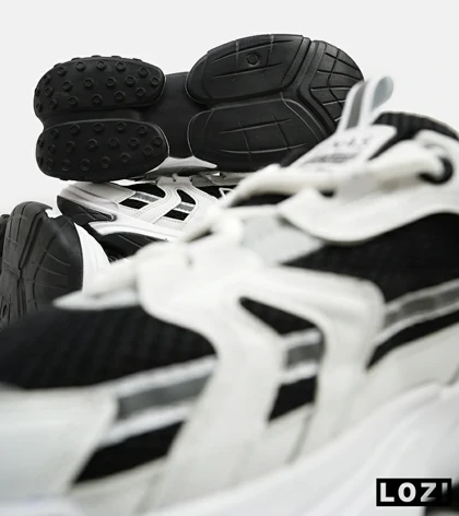 کفش کتانی مردانه و زنانه سفید مشکی NEW BALANCE smith xvision v2