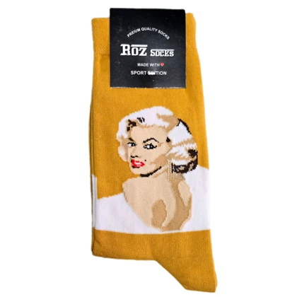 جوراب ساق بلند طرح مرلین مونر نخ پنبه اعلا 36-44