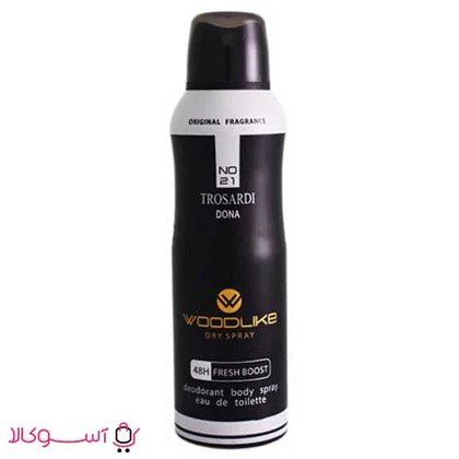 اسپری بدن وودلایک مدل trosardi dona حجم 200 میل