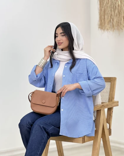 شومیز راه راه آتنا(1)ک:5068