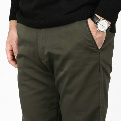 شلوار کتان راسته مردانه مدل 667912