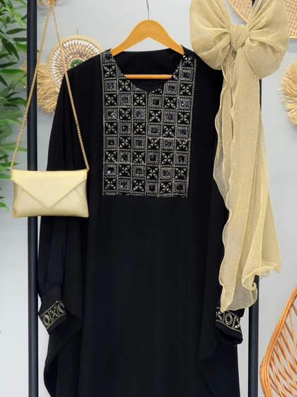 2098-عبایی سوزن دوزی