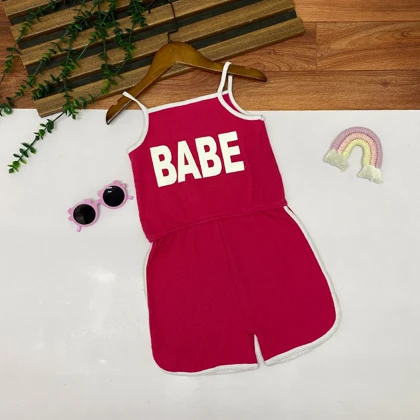 رامپر دخترانه مدل BABE