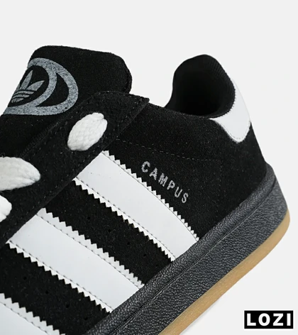 کفش کتانی مردانه و زنانه مشکی سفید ADIDAS Campus مدل 7644