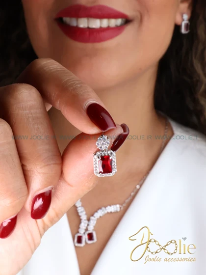 نیم ست جواهری زنانه کد S5110