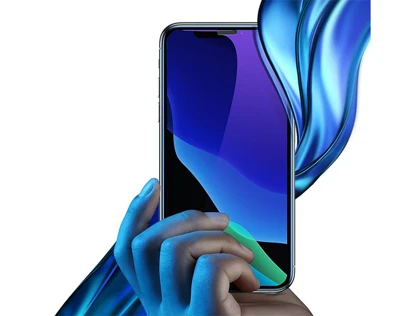 محافظ صفحه نمایش شیشه ای بیسوس آیفون 12مینی Baseus Anti Bluelite 0.3mm Full screen &amp; Full glass