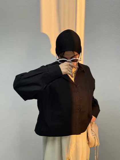 شومیز ساده کوتاه