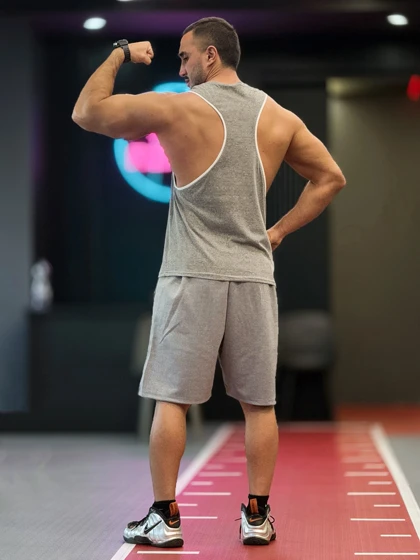 رکابی ورزشی قهرمانی Jordan Air طوسی