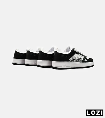 کفش کتانی مردانه مشکی سفید NIKE AirForce Draw
