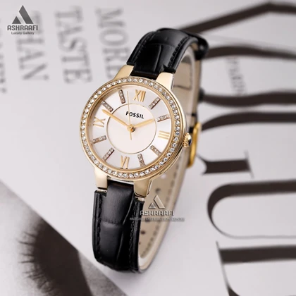 ساعت زنانه نگین‌دار فسیل Fossil ES3283