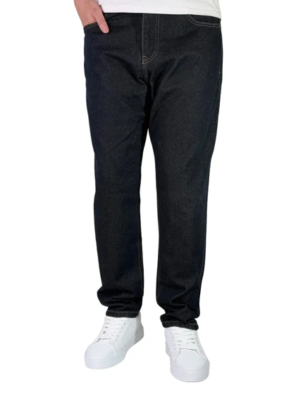 شلوار جین مردانه مام استایل سرمه ای مدل تامی کد 00043