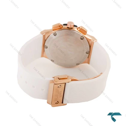 ساعت هابلوت زنانه سه موتوره رزگلد سفید دورنگین Hublot-6838-L