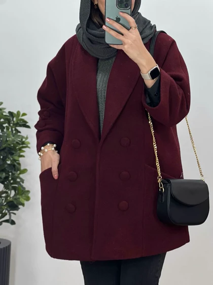 پالتو فوتر آستردار سونیا(ایراد دار)