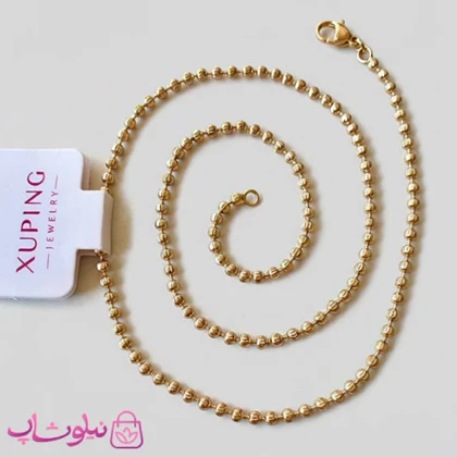 زنجیر زنانه ژوپینگ مدل آلبرنادو 45 سانت 2 میل کد 244