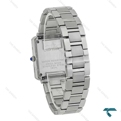 ساعت مچی کارتیه تانک Solo زنانه سیلور مدیوم Cartier-8371-L