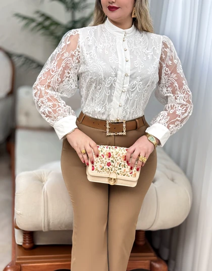 شومیز دانتل راشل 2941