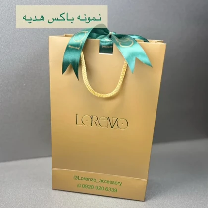 ست هدیه مردانه سه تکه کراوات و دکمه و دستمال جیب 7102