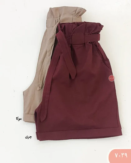 شلوارک لینن 7039