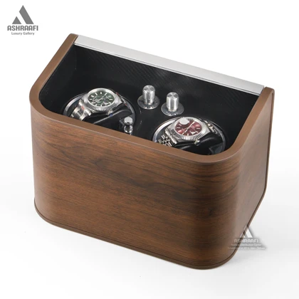 وایندر ساعت مچی 2 عددی Automatic Watch Winder 2-BrK